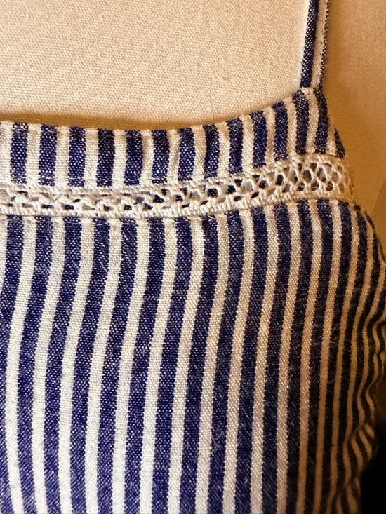 Striped Navy and White Sundress - Picture 5 of 9